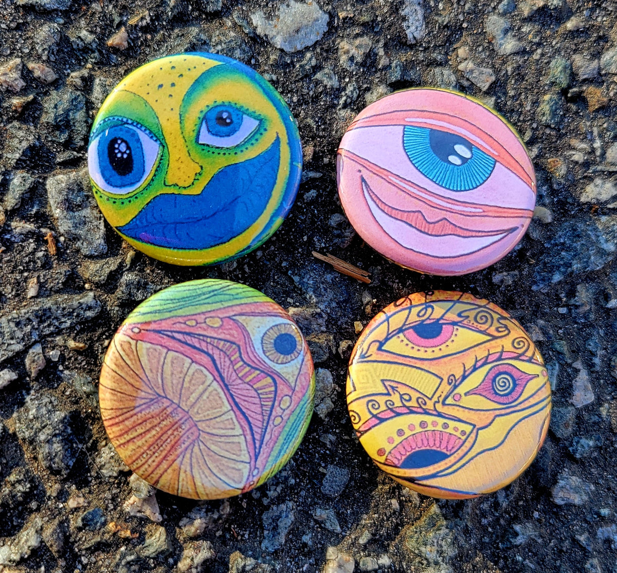 Button Pack Four