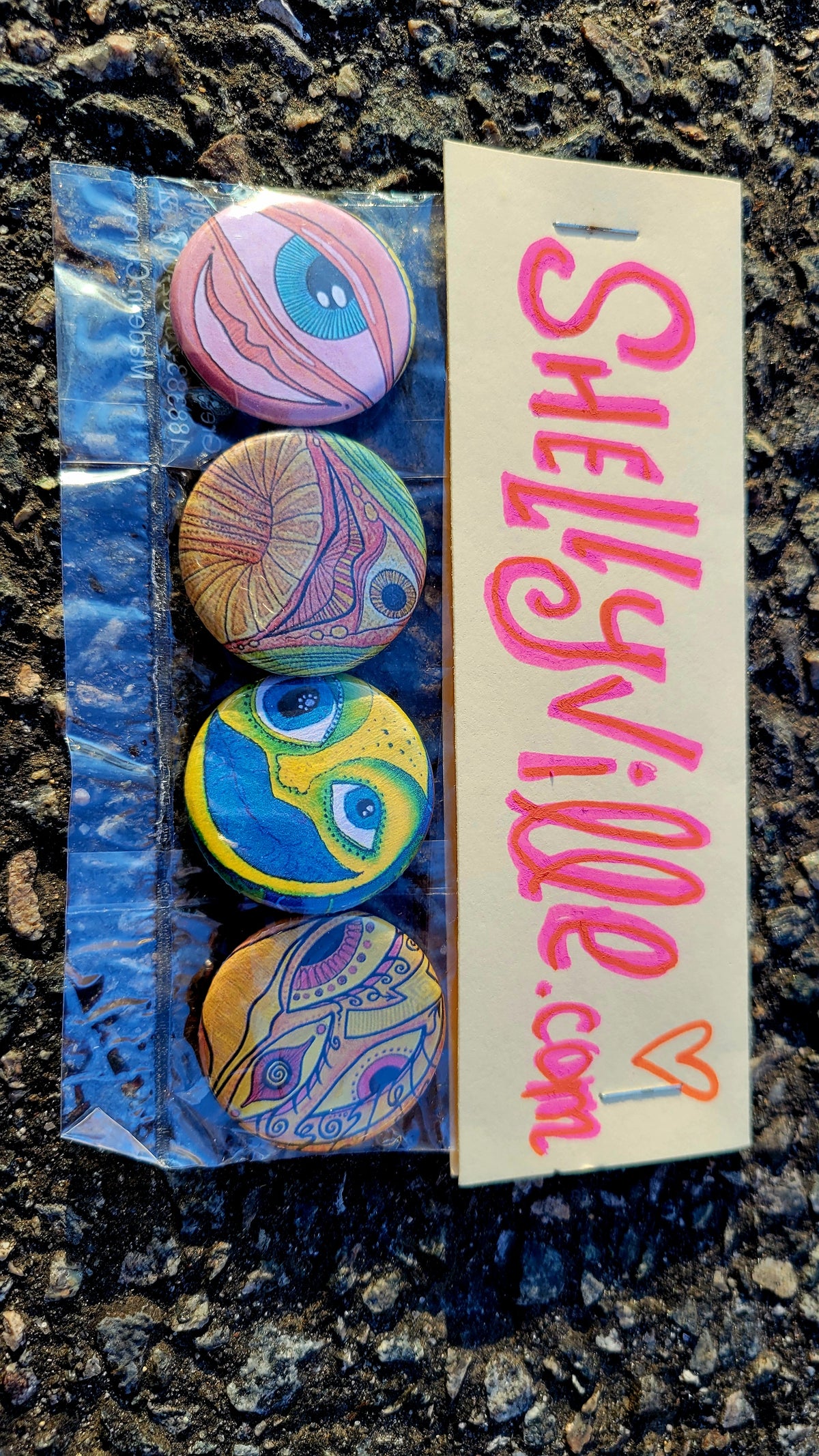 Button Pack Four