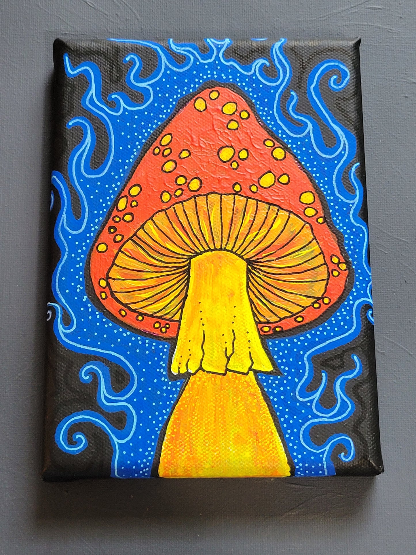 Flaming shroom of mystery