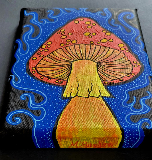 Flaming shroom of mystery