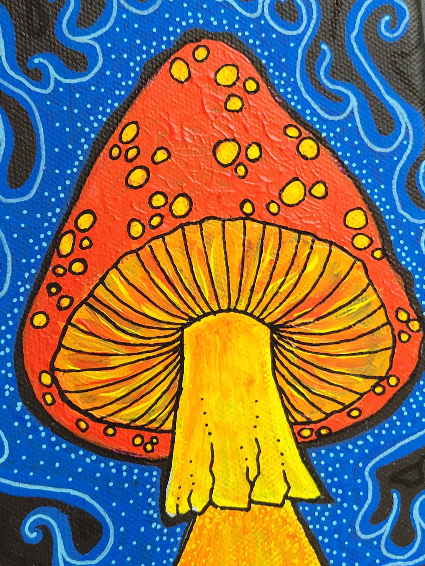 Flaming shroom of mystery