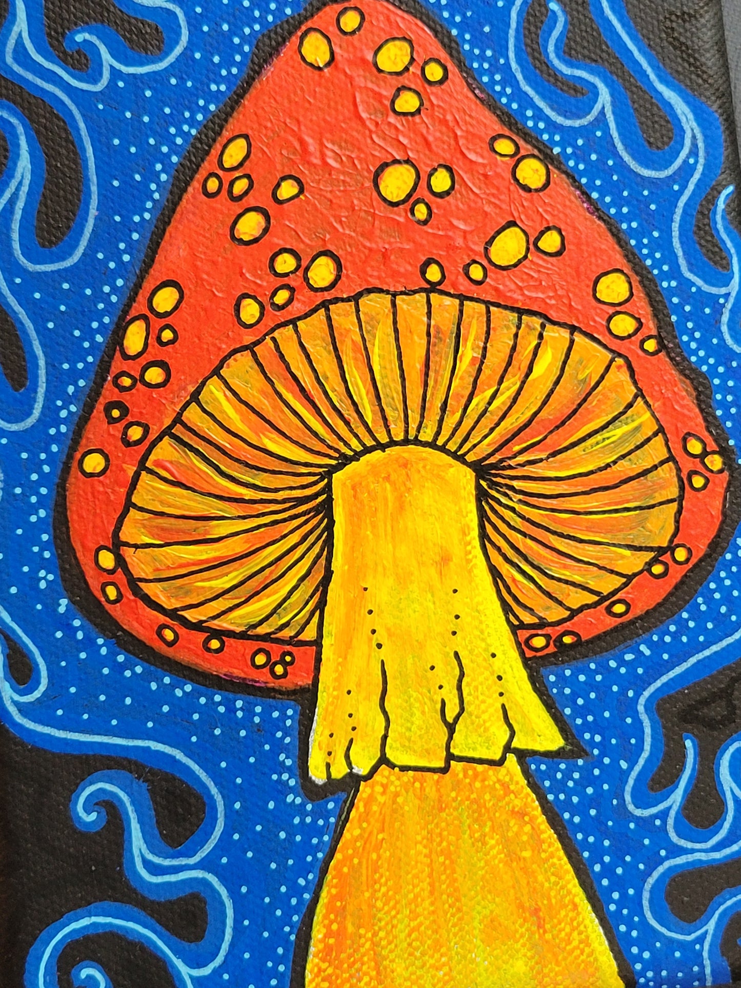 Flaming shroom of mystery