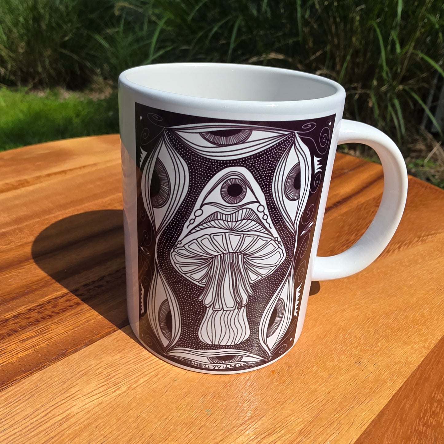 🍄 Third Eye Fungi Mug – 15oz of Psychedelic Power 🍄