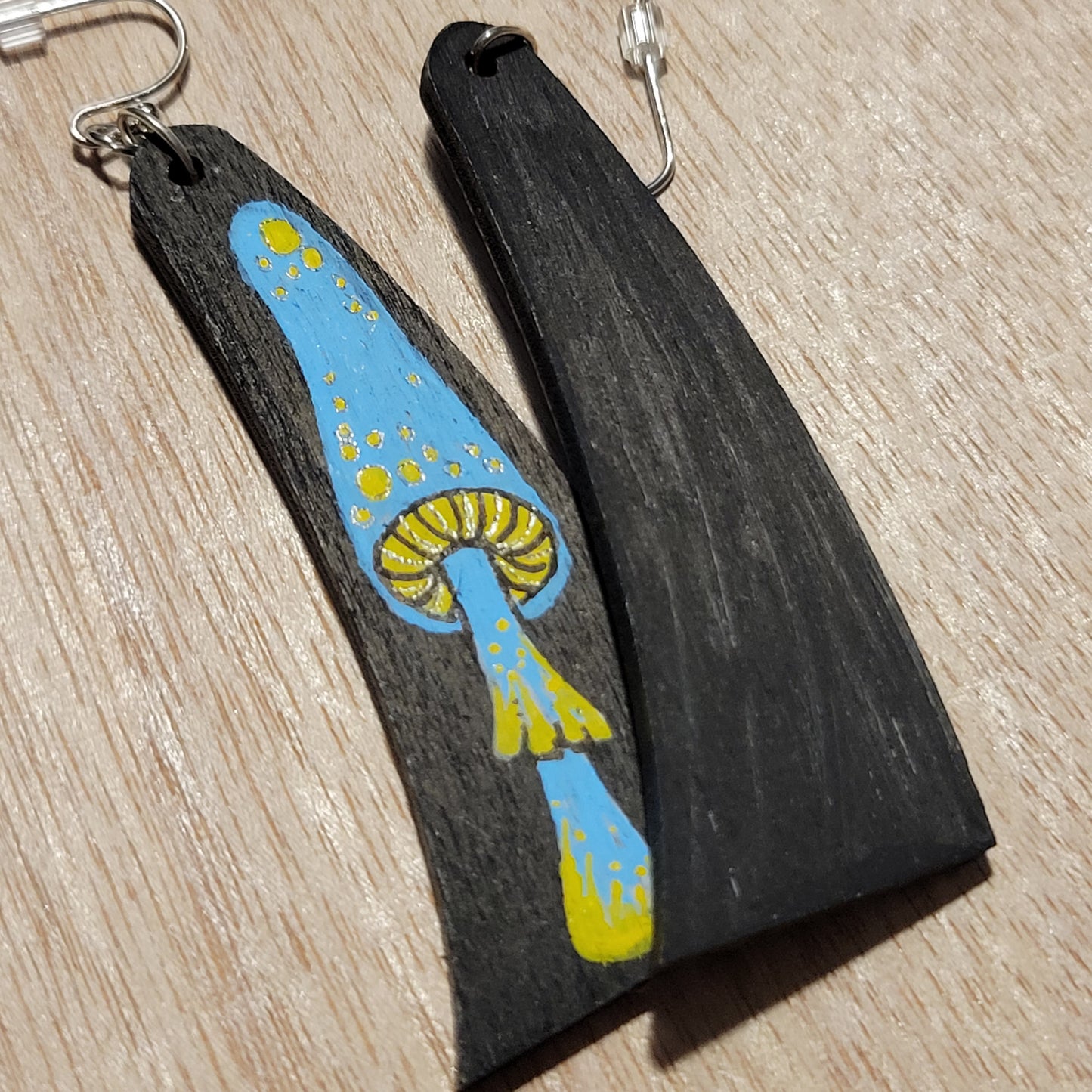 wooden earrings