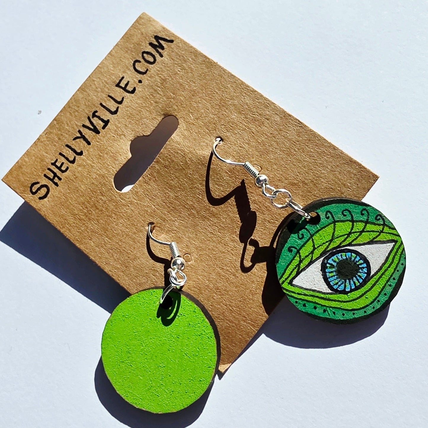 hand-painted earrings