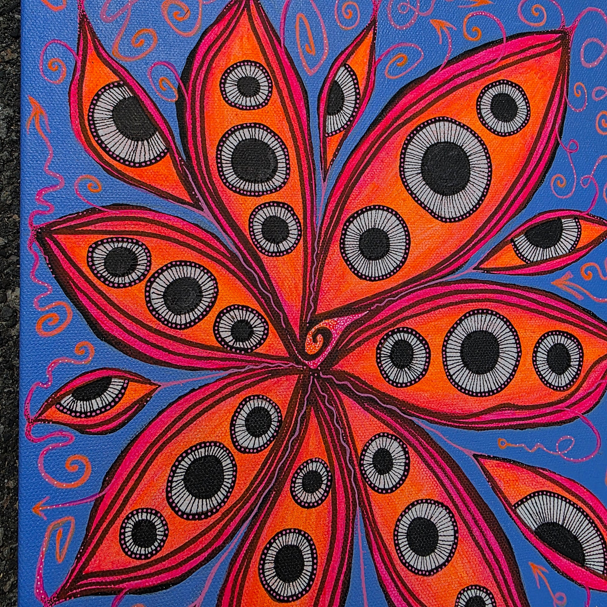 mushroom painting