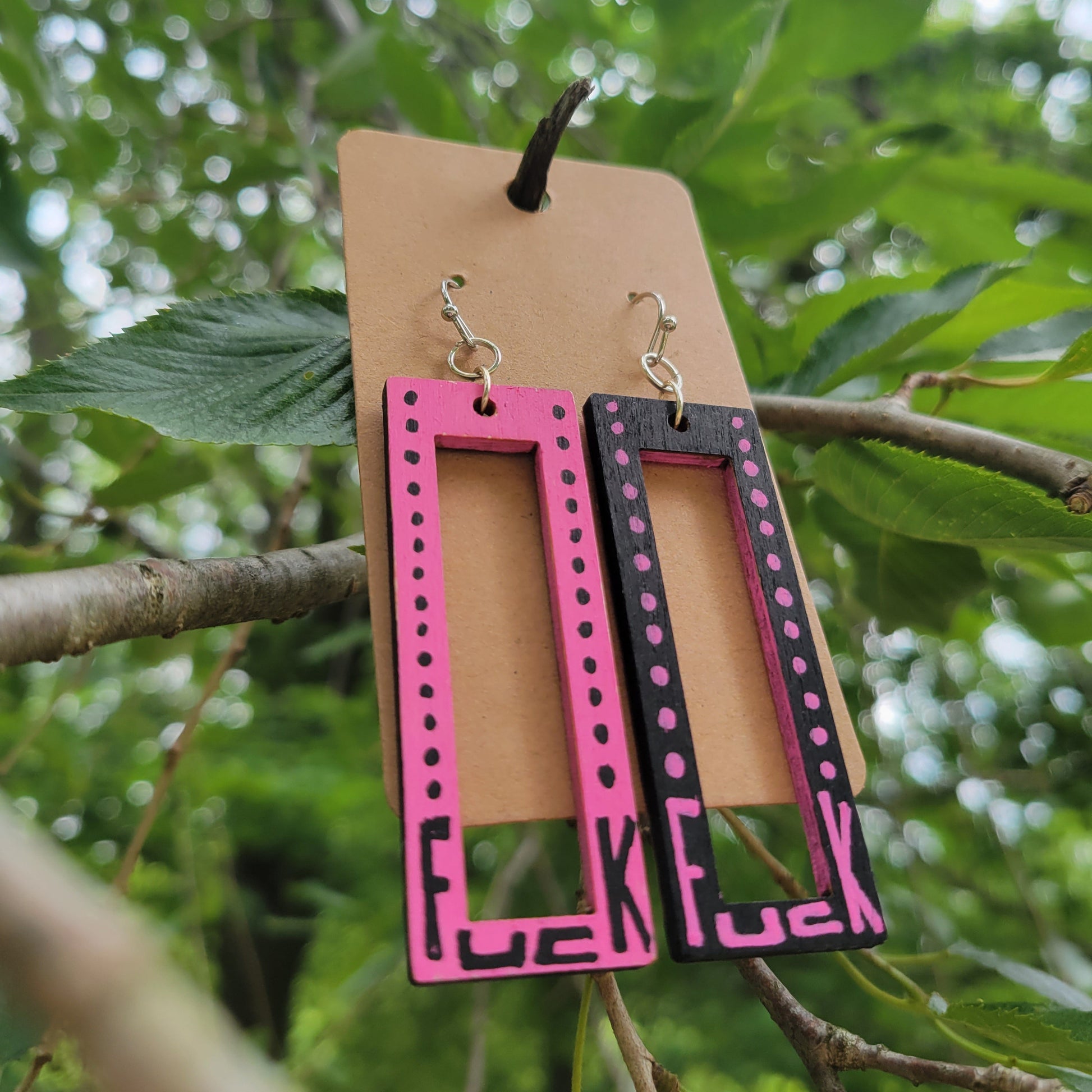 Hand-made painted Earrings