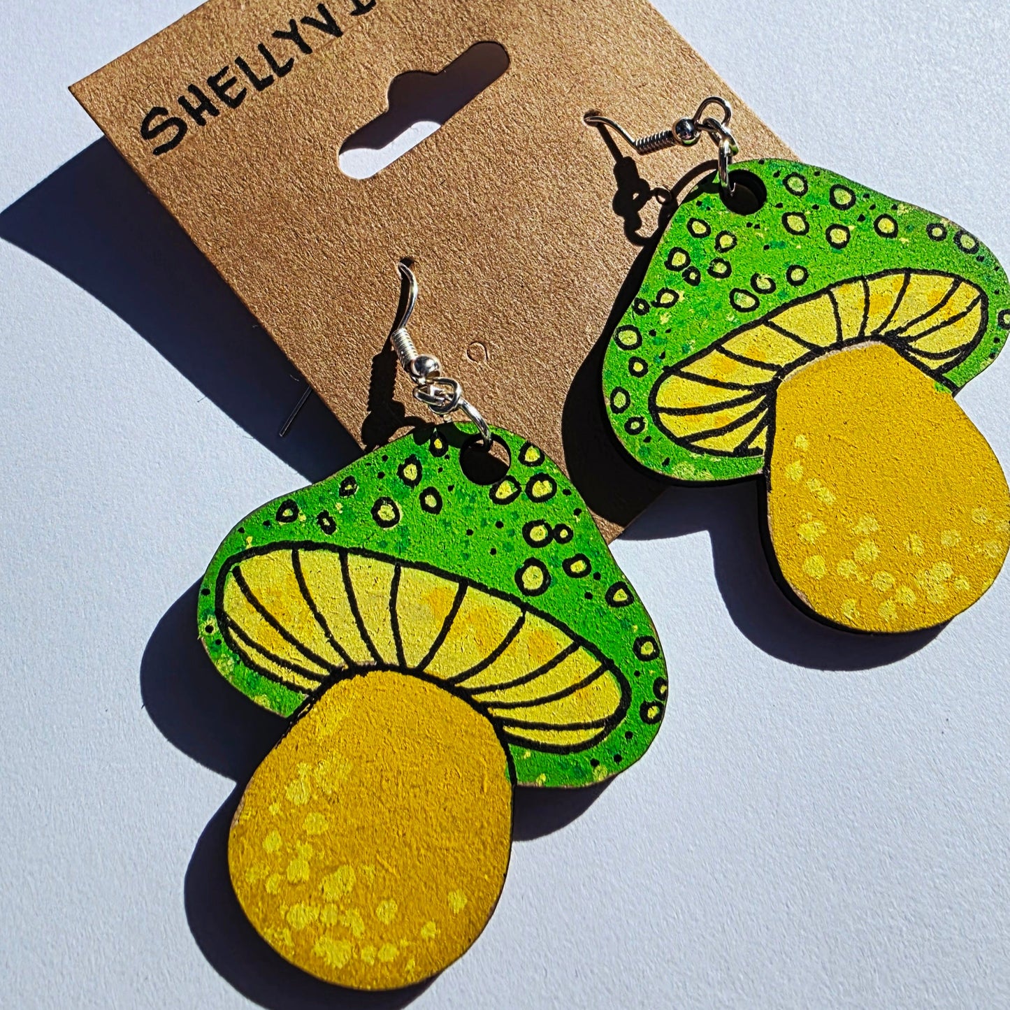 whimsical artistic earrings
