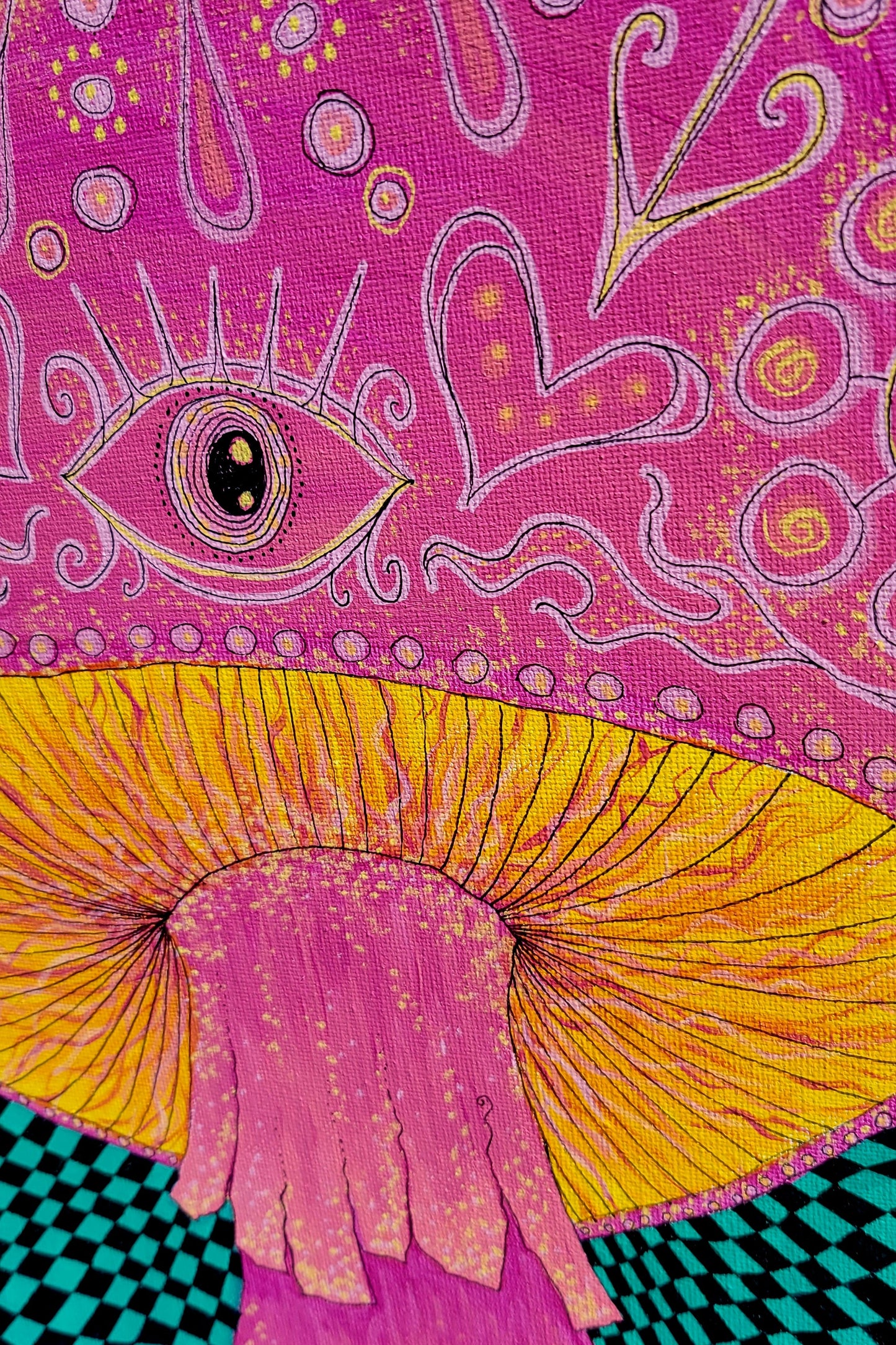 Psychedelic Mushroom Dreamscape