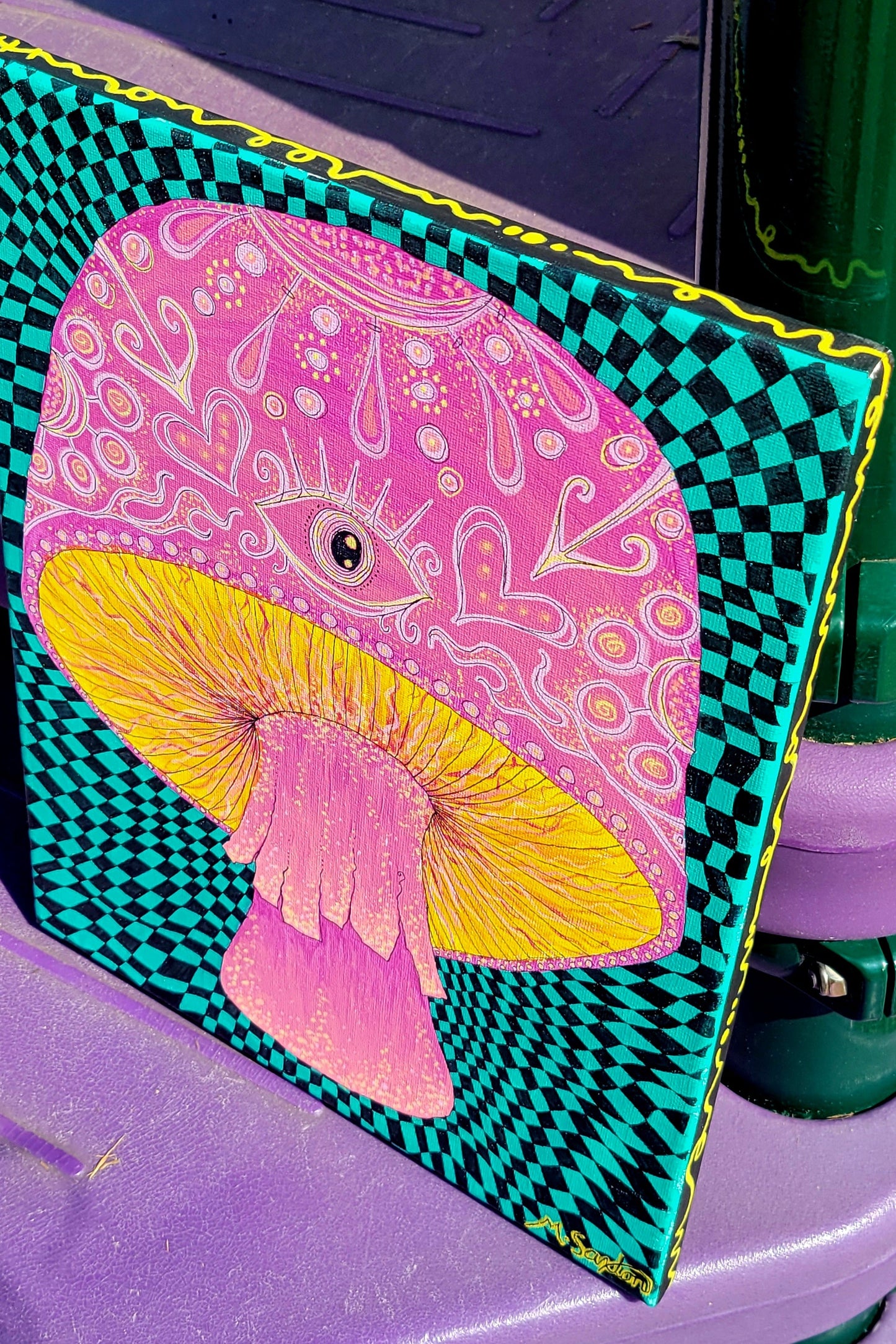 Psychedelic Mushroom Dreamscape