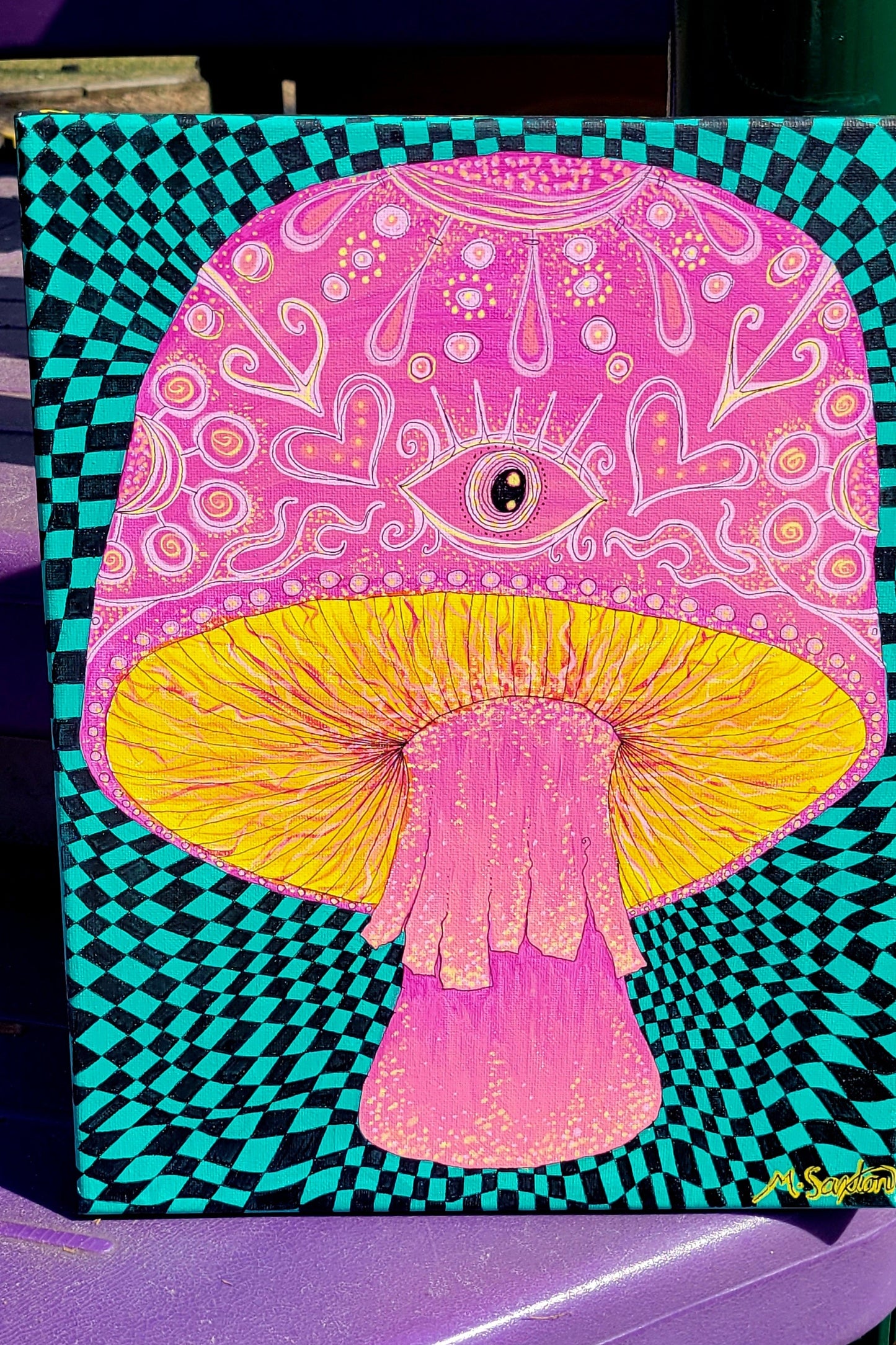 Psychedelic Mushroom Dreamscape
