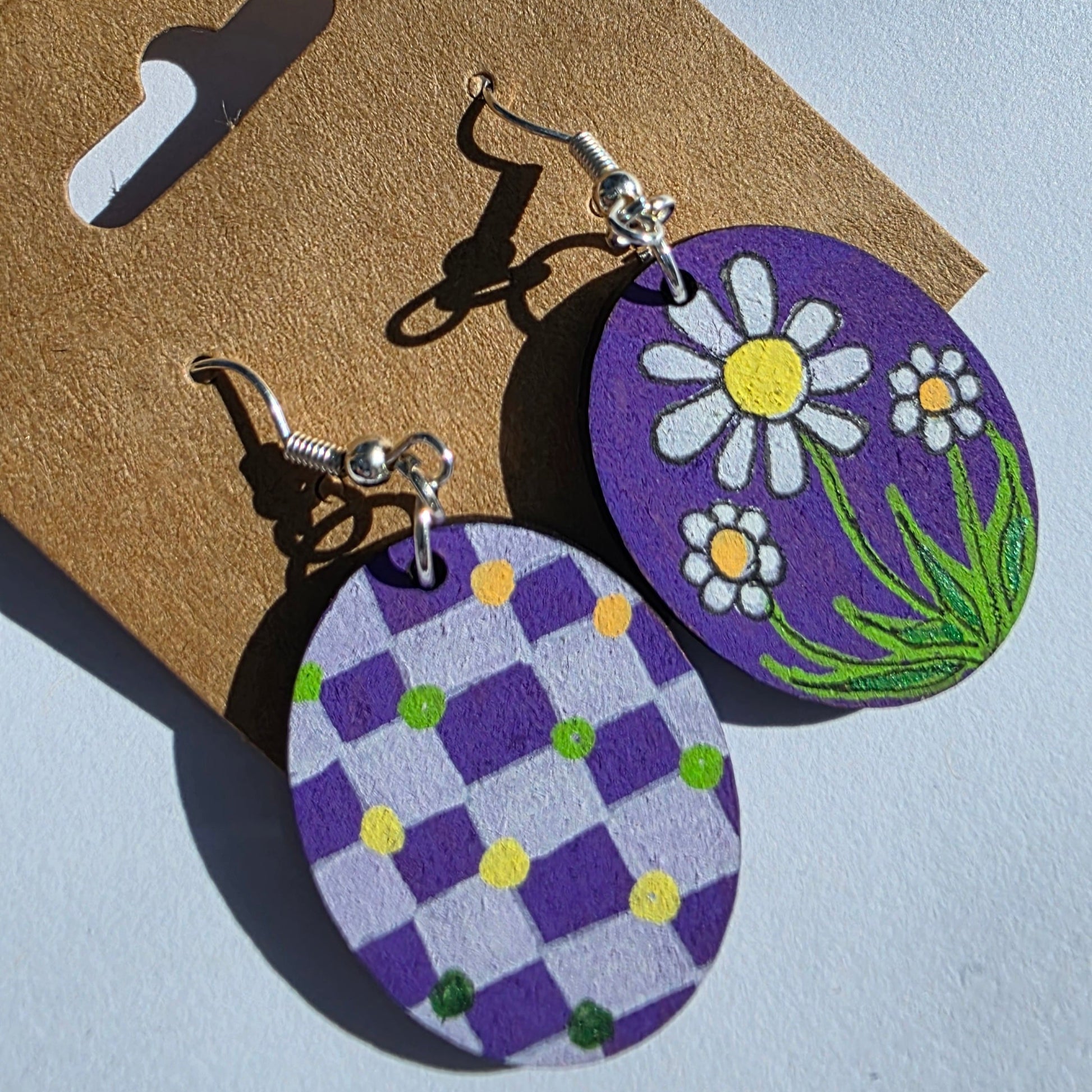 hand-painted earrings