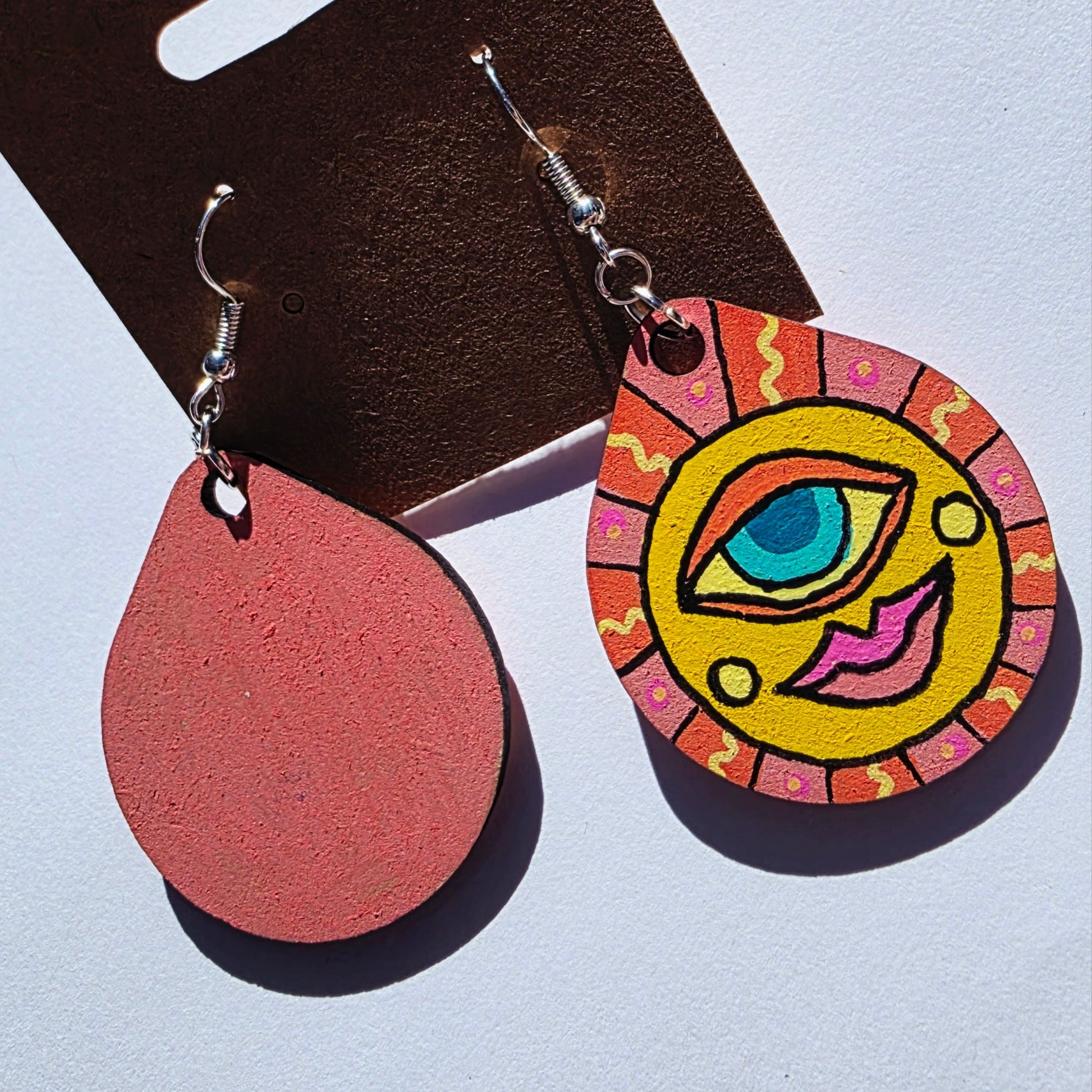 hand-painted earrings