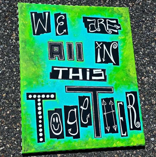 statement art wall artwork painting