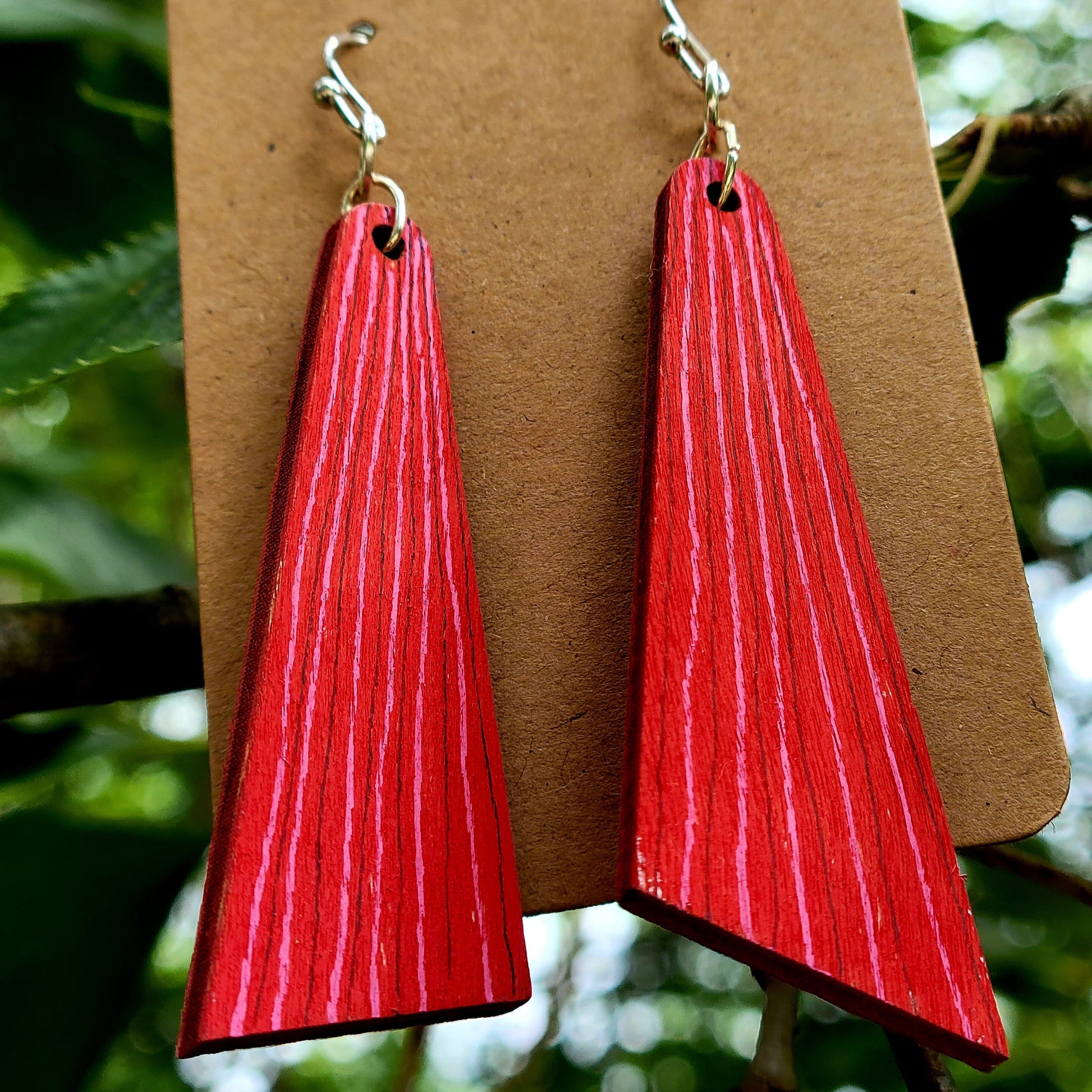 artistic hand-made earrings