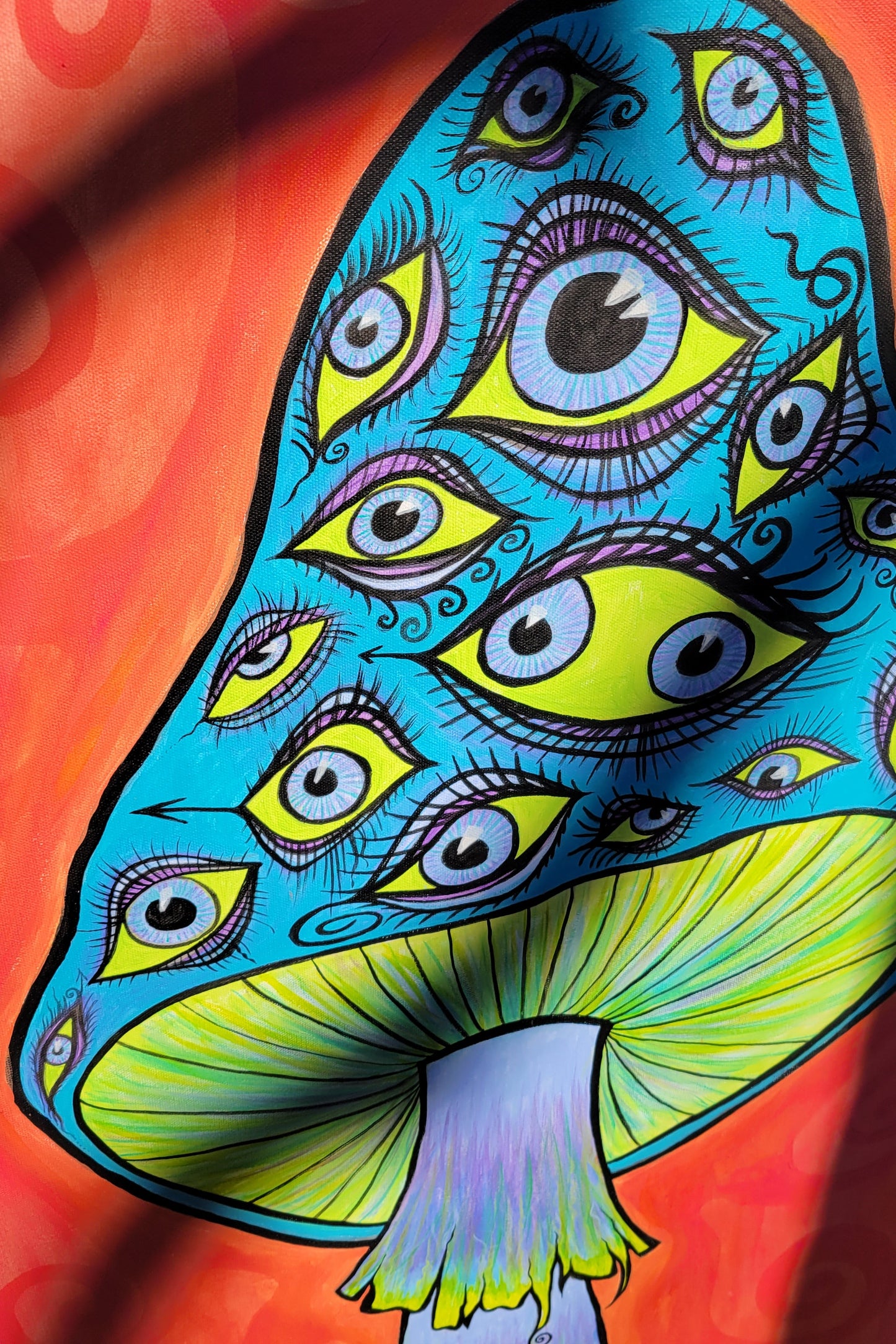 psychedelic mushroom art